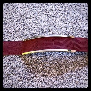 WBHM burgundy belt
